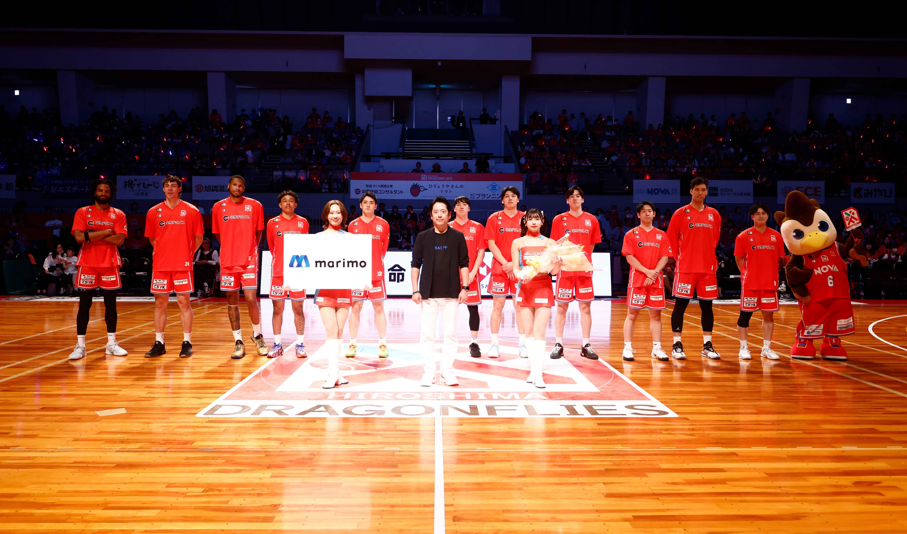 2025年5月4日(日)プロバスケットボールB1リーグ「広島ドラゴンフライズ」VS「島根スサノオマジック」戦の冠ゲームスポンサーをつとめました