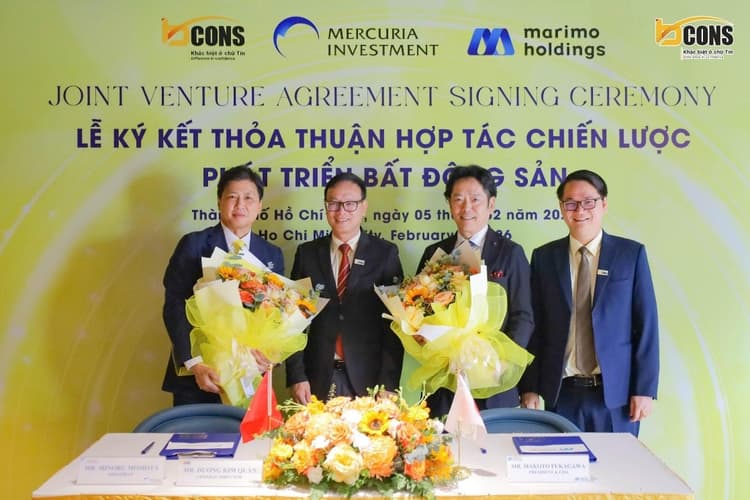 ベトナム・ホーチミン市不動産開発プロジェクトに係る 合弁契約書締結のお知らせ ~マリモホールディングスとマーキュリアホールディングスによる初の共同参画プロジェクト~